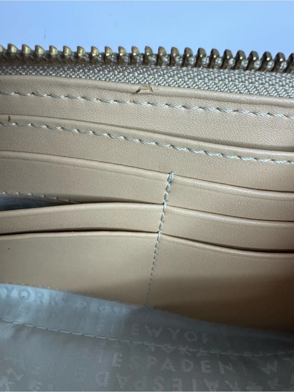 #410 Kate Spade New York Wellesley Neda Leather Zip Around Long Wallet